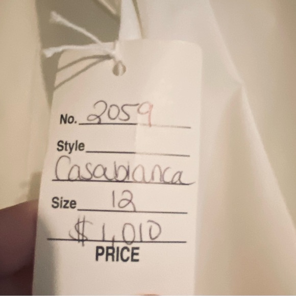 Casablanca Wedding Dress, New/Never Used - Picture 11 of 11